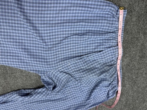VTG Men’s Munsingwear Long Sleeve Long Leg Pajamas Blue Plaid Men’s Size M - Picture 16 of 18