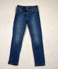 Boden Girls High Waisted Skinny Denim Blue Jeans Size 9Y Basic