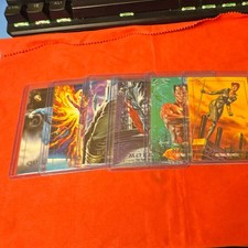 SkyBox 1992 Marvel Masterpieces Trading Card Lot of 6 Joe Jusko Quicksilver