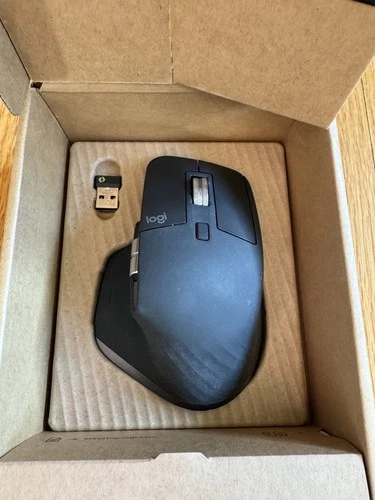 LOGITECH MX MASTER 3S WIRELESS MOUSE STANDARD EDITION WITH USB RECEIVER GRAPHITE