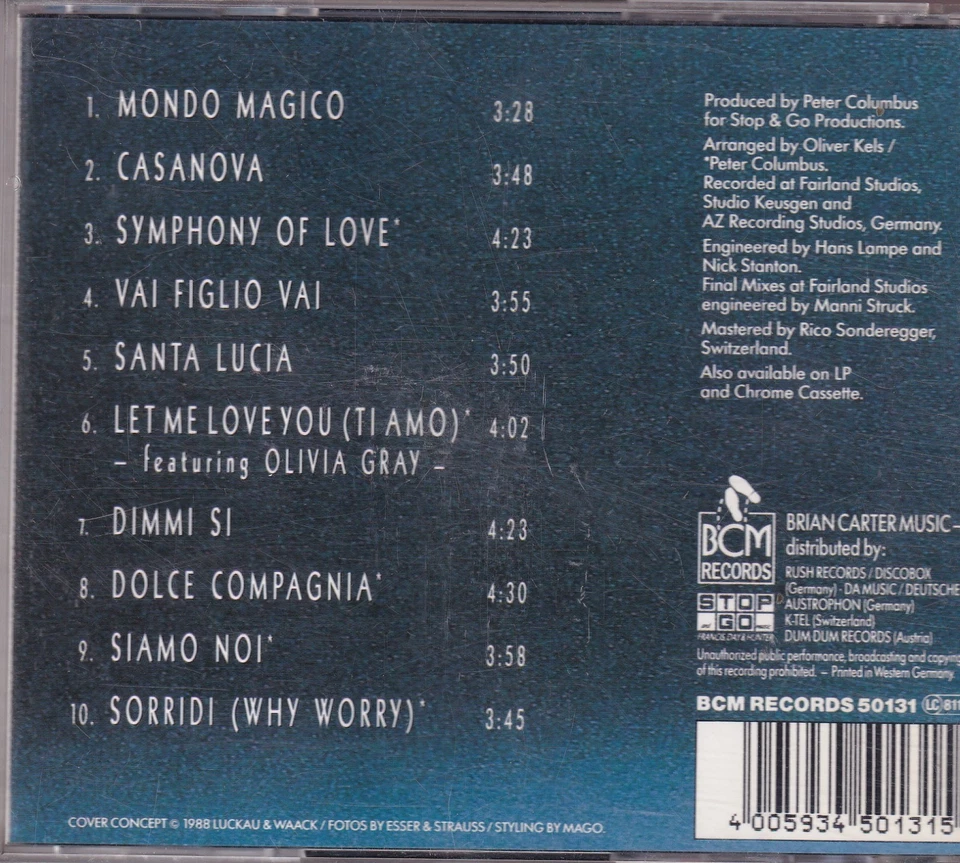 -2069- Francesco Napoli - Magico - CD- near mint - Bild 2 von 2