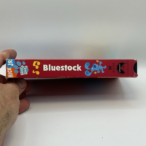 Blue’s Clues Bluestock Sing & Dance with Blue! VHS 2004 Nick Jr. Video Tape VTG - Foto 7 di 8