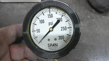 Span LFP220-300-PSI-G Industrial Pressure Gauge, 0 To 300 Psi 1521140