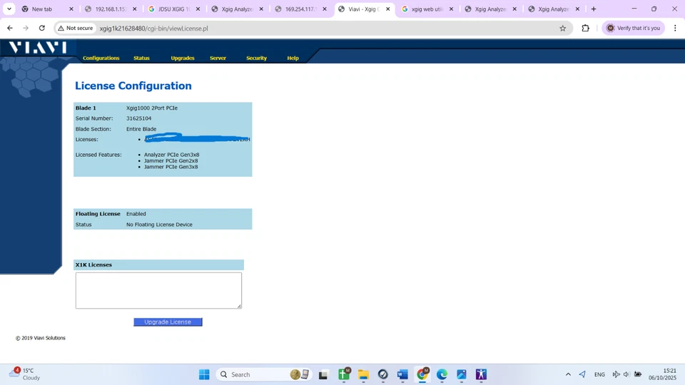 Viavi JDSU Xgig1K-PCIE3-X8 Xgig 1000 PCIe Gen 3 Test Platform Analyzer Jammer - Image 3 of 4
