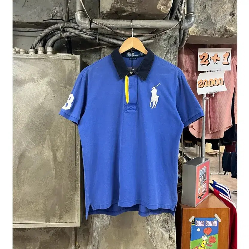 Polo Ralph Lauren Big Pony Short Sleeve Polo Shirt Blue L #csz3151