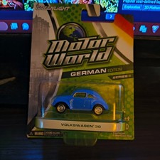 GreenLight Volkswagen Classic Beetle Motor World German Edition - 96140 Blue