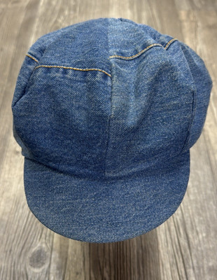 Vtg Hatterdashery Seattle Denim Newsboy 8 Section Hat Size S/M Adjustable