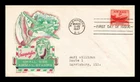 Dr Jim Stamps 5c Air Mail 1947 First Day Cover Cachet Craft Ken Boll
