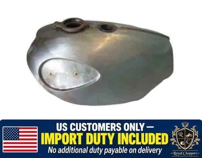 BSA A65 Spitfire, Firebird Gas Fuel Gas Petrol Tank Raw Steel 1960s|Apto para - Imagen 1 de 4