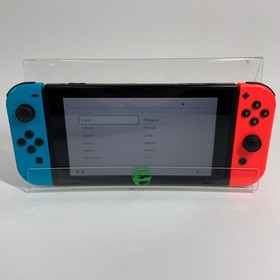 Nintendo Switch v2 Video Game Console HAC-001(-01) Neon Blue Red Joycon COMPLETE