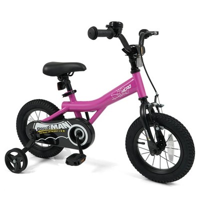Kids Bike, 12 Inch Bicycle for Children w/Removable Training Wheels, Dual Brakes