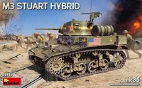 Miniart 1/35 Kit MilitÄRpanzer M3 Stuart Early Prod Modellauto