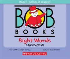 Bob Books - Sight Words Kindergarten Hardcover Bind-Up Phonics, Ages 4 and Up, K