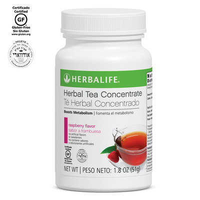 Herbalife 0256 Raspberry Flavor Herbal Tea Concentrate 1.8 oz- 51 g, from USA