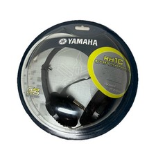 Yamaha Stereo Headphones RH1C Full Dynamic Range 1/8" Plug with 1/4" Adapter