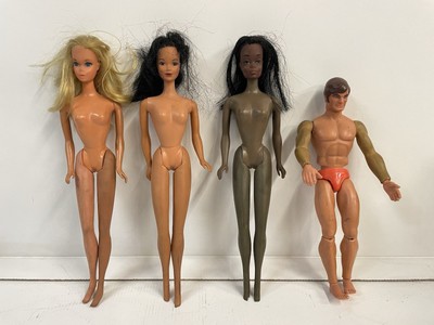 1966 Barbie Vintage - 1971 Ken - Made In Korea Und Taiwan Und Hong Kong