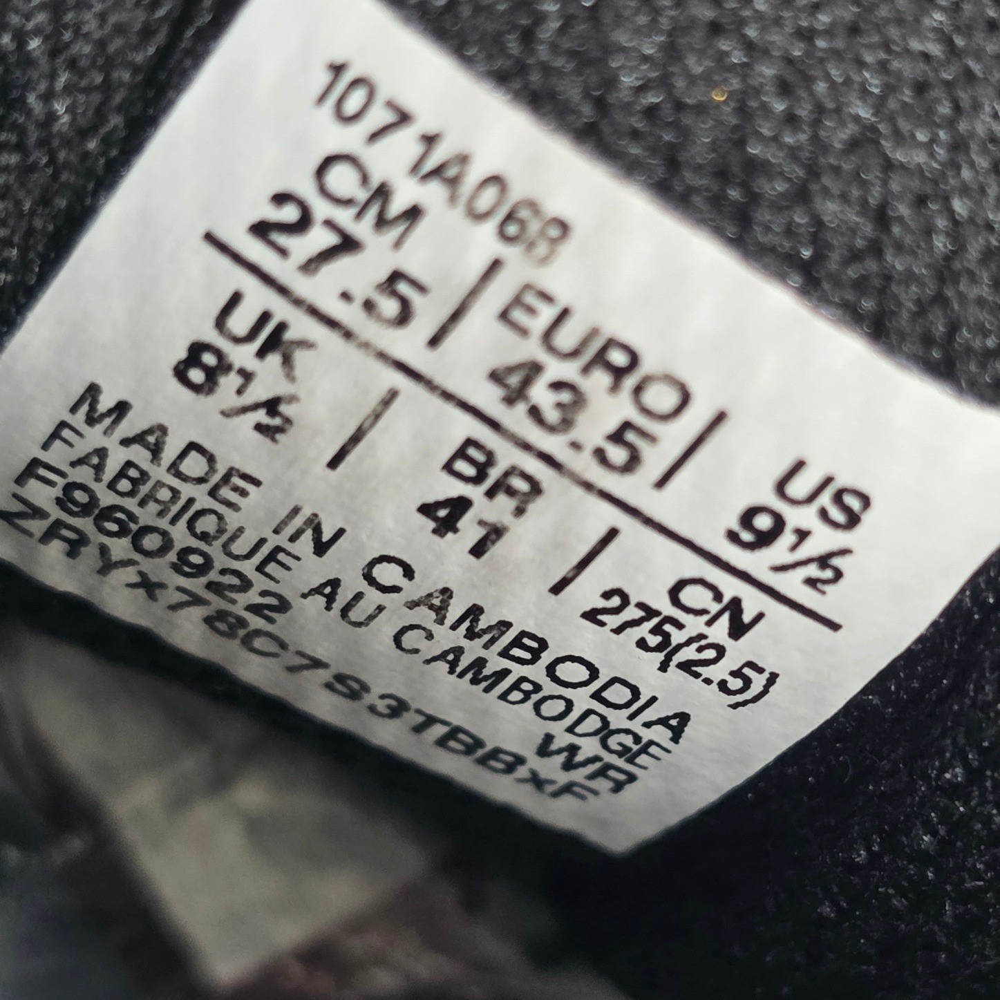 Asics Gel-Renma Mens 9.5 Black White Gum Pickleball Court Shoes 1071A068 thumbnail 3