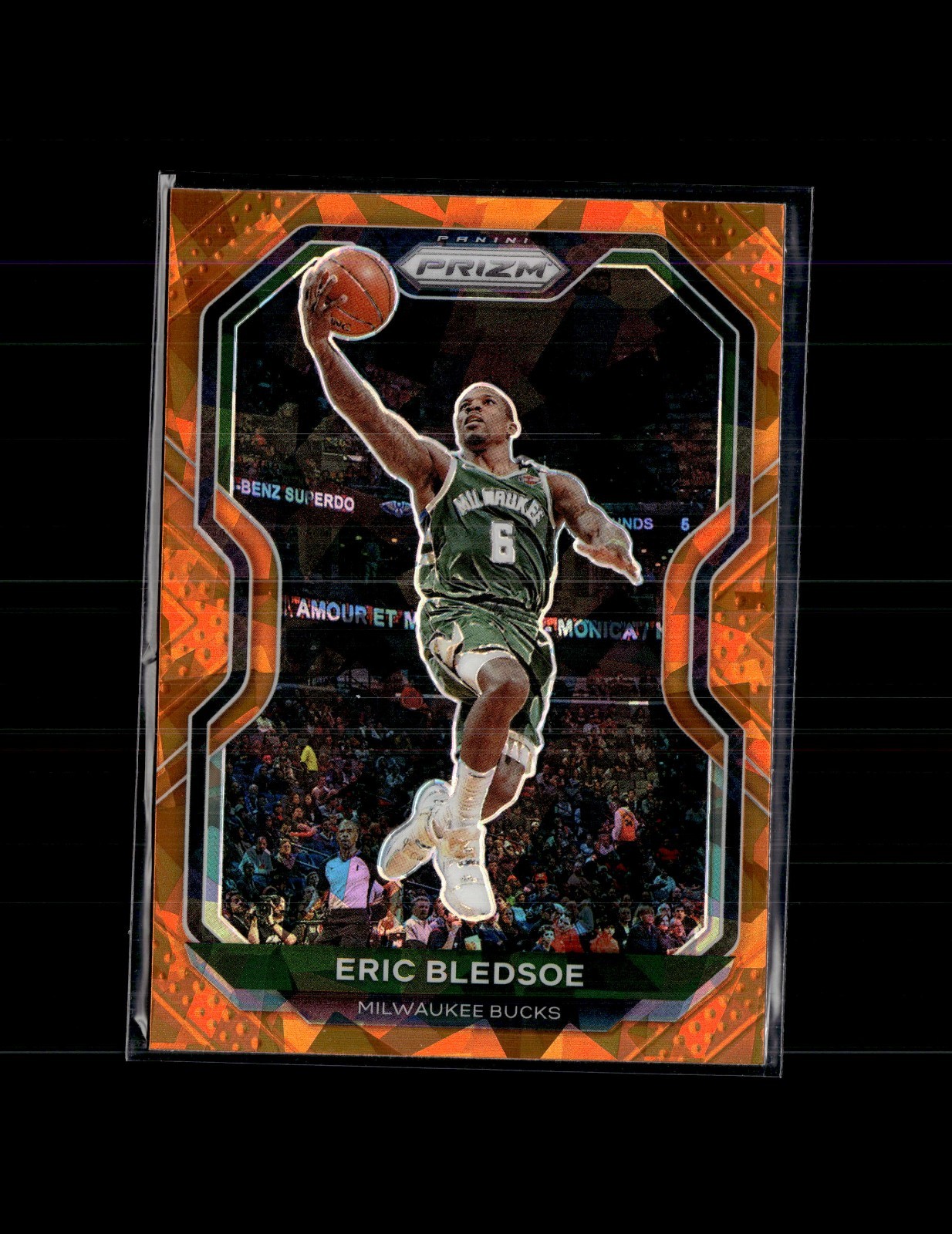Eric Bledsoe 2020-21 Panini Prizm #17 Orange Ice Prizm D10