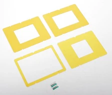 Sinar vario format 120 roll film back mask lot of 4 6X6 6X7 6X9 + more #1665