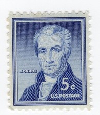 Scott #1038 James Monroe Single Stamp - MNH #3 VF/XF