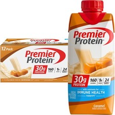 Premier Protein Shake, Caramel, 30g Protein, 11 fl oz, 12 Ct