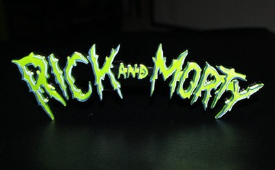 Rick and Morty 3D printed Logo Sign Wall Desk Shelf Art