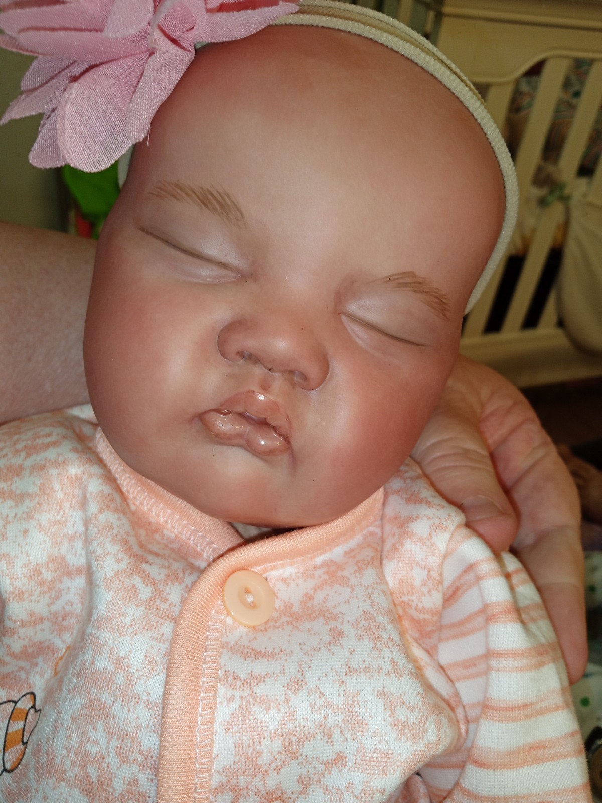 Reborn doll  Replica hand painted and hand made By Susan Racine