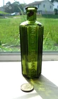 STUNNING OLIVE GREEN POISON EMBOSSED, NOT TO BE TAKEN, BASE, JL & CO LD, 4 OZ