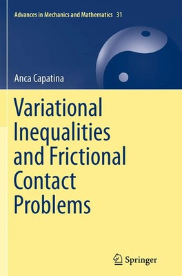Anca Capatina | Variational Inequalities and Frictional Contact Problems | Buch