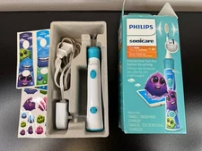 Philips Sonicare for Kids Ages 3+ Power Toothbrush Rechargeable No Brush head