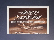 1950 Nash Airflytes / Hydra-Matic Drive Sales Brochure Very Good Condition