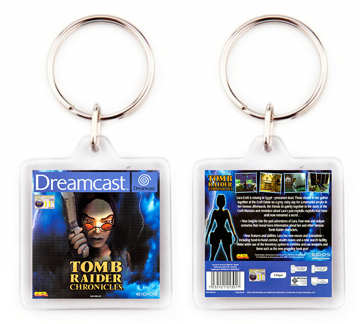 TOMB RAIDER CHRONICLES SEGA DREAMCAST Porte-Clés