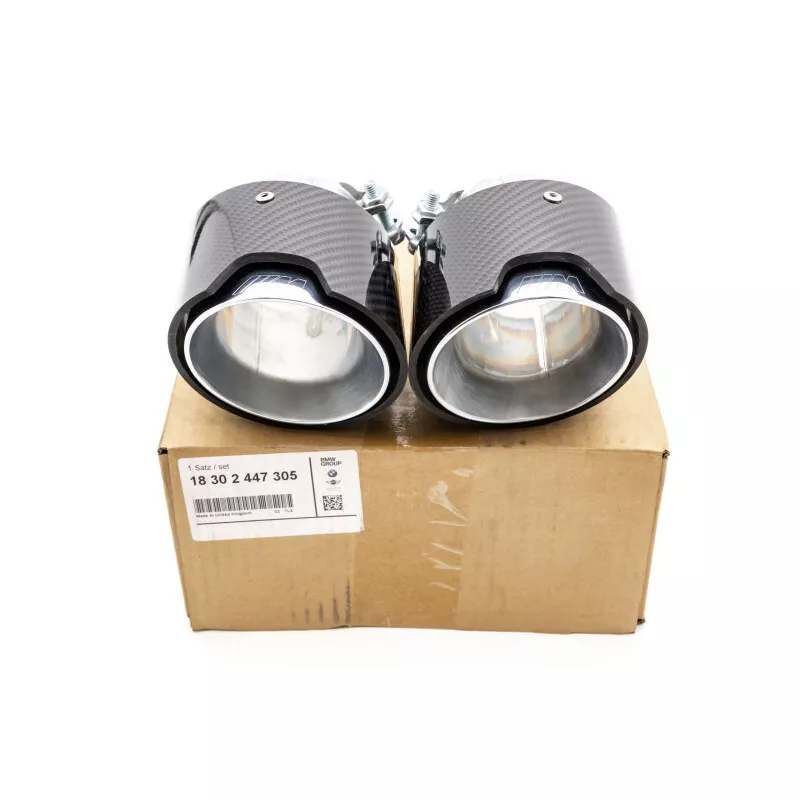 BMW M Performance G30 G31 G32 Satz Endrohrblenden Endrohre Carbon 