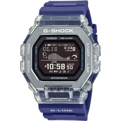 CASIO G-LIDE GBX-100S-1JF Surfing Tide Graph Watch Bluetooth Men's Black Japan
