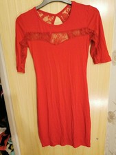 Small Red lace dress