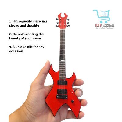 2 Pcs Slipknot Mini Guitar   Red BC Rich Hate Inspired Free Shipping