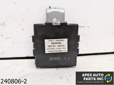 OEM 2002 Toyota Highlander 3.0L Chassis Theft Warning Control Module