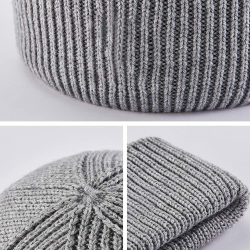 Ohsunny Unisex Strick Beanie Mütze Winter Warm Mütze Freizeit Geflochten Uni Slouchy Caps - Bild 8 von 32