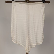 DEADSTOCK 1930 S WHITE STRIPED RAYON TAP PANTS UNDERWEAR