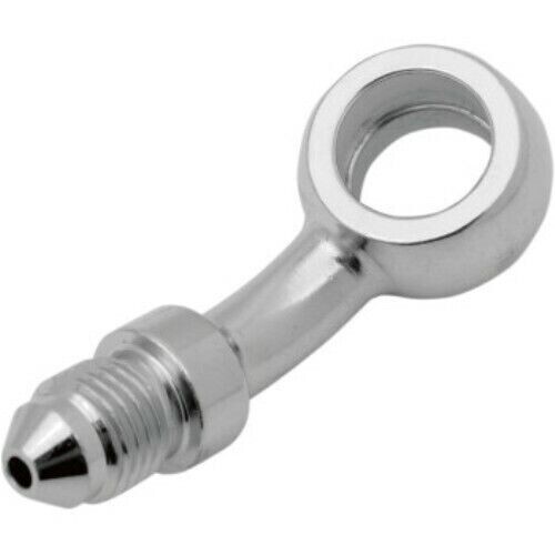 DS098153 Drag Specialties Chrome Steel Banjo Fitting 7/16" 35 Deg - Picture 1 of 1