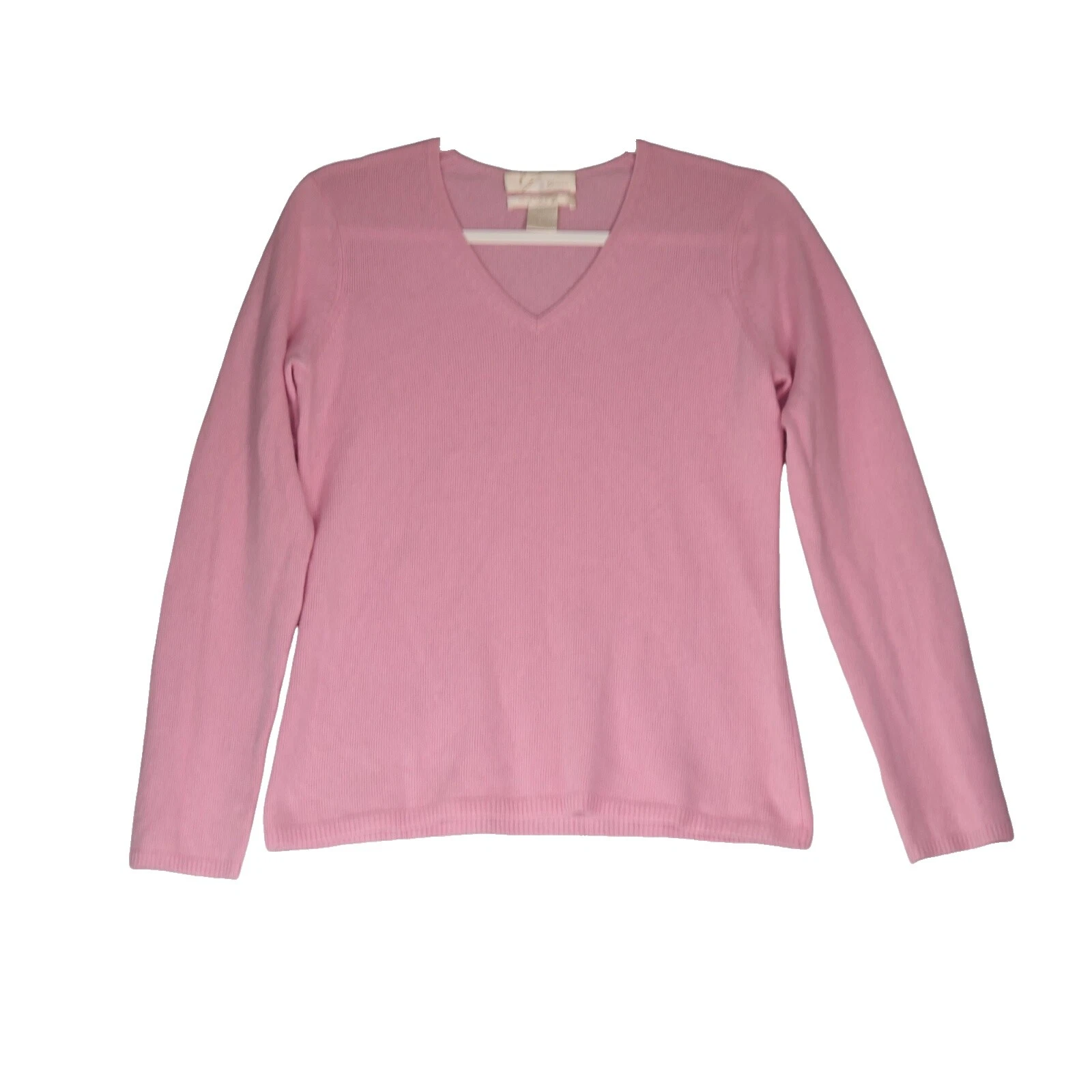 Geneva V-Neck Solid Sweaters for Women