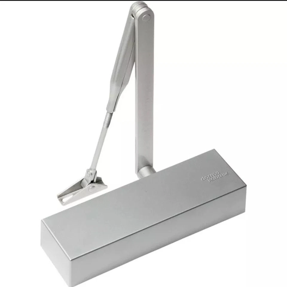 chiudiporta a molla DORMA TS71 colore argento - Immagine 2 di 4