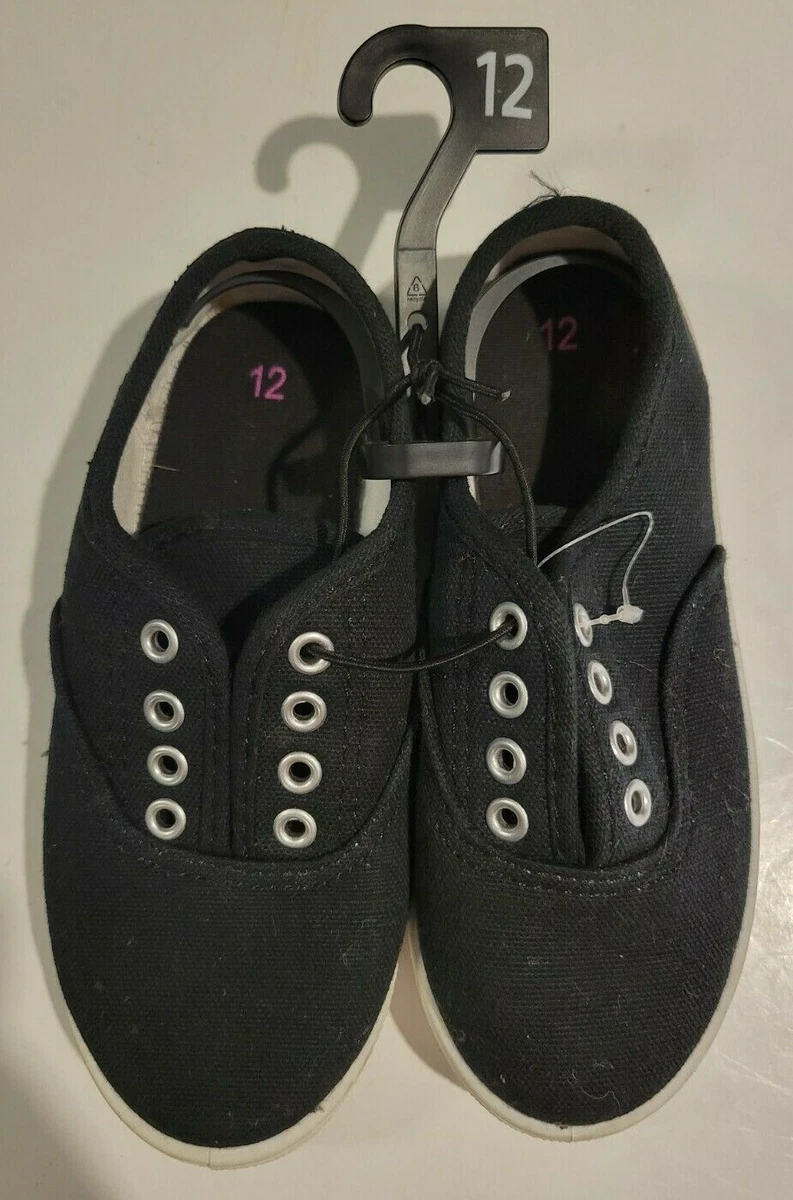 Little girl hotsell black tennis shoes