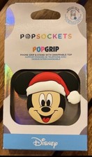 Disney Mickey Mouse Christmas Popsockets Popgrip Stand Swappable Style - New