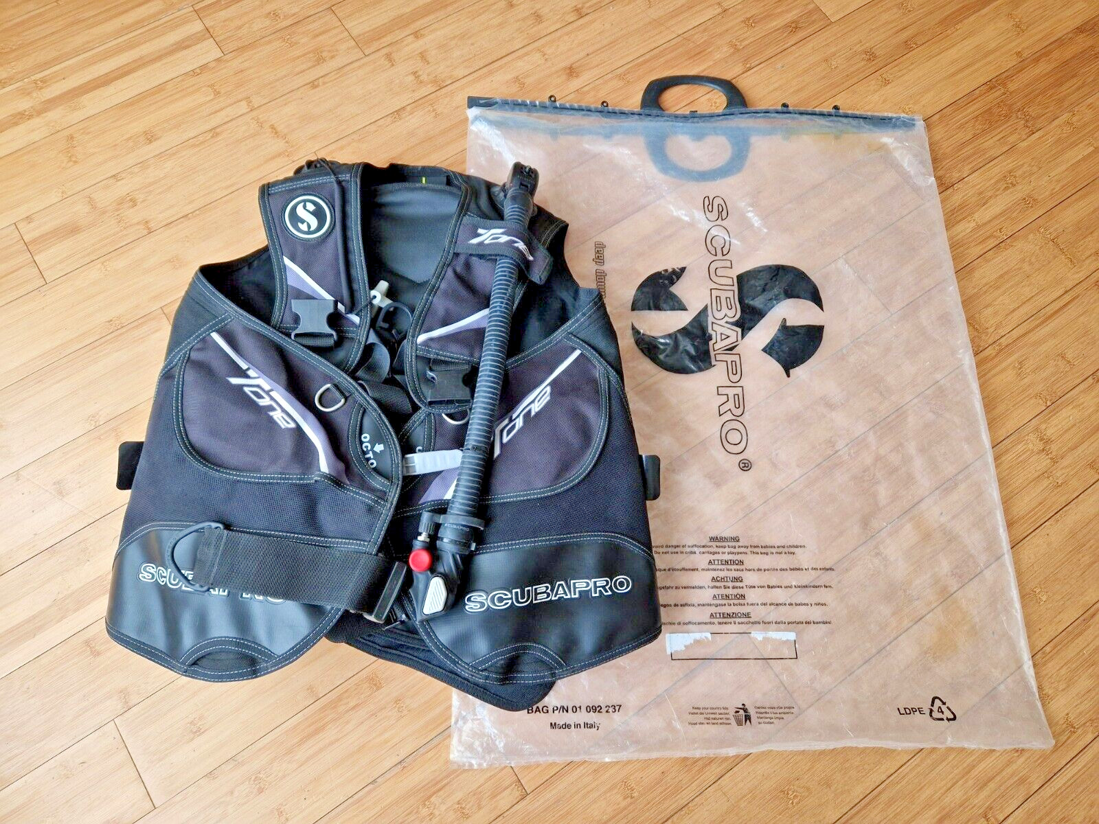 Chaleco de buceo Scuba Pro T-One talla grande BC