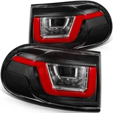 Pair Rear Lamp Replacement Tail Lights For 2007-15 Toyota FJ Cruiser Brake LED