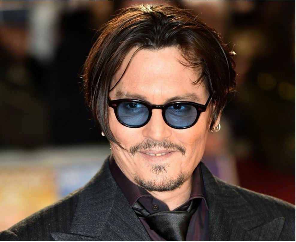 Mens Sunglasses Johnny Depp Robert Downey Tinted Blue Lens Retro