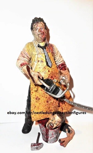SF・ファンタジー・ホラー McFARLANETOYS MOVIEMANIACS LEATHERFACE McFarlane Toys Leatherface The Texas Chainsaw Massacre Movie