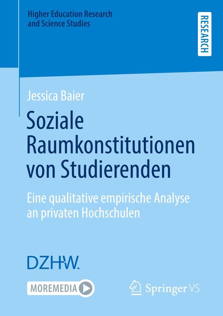Soziale Raumkonstitutionen Von Studierenden | Jessica Baier | 2022 |
