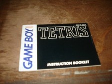 Tetris Manual Only Nintendo Gameboy